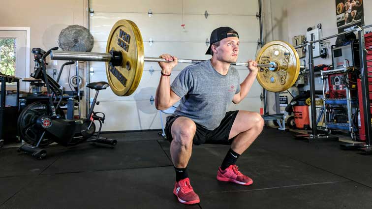 full movement pistol squat