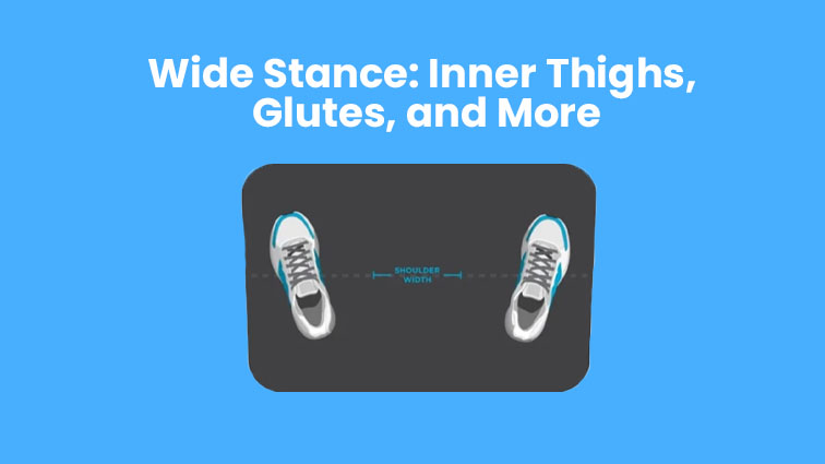 wide stance foot placement