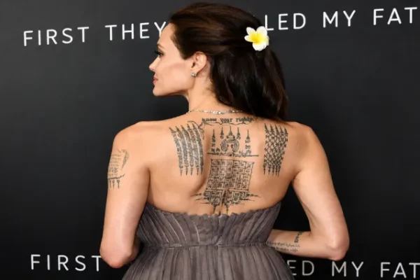 angelina jolie tattoos
