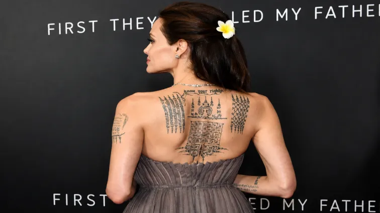 angelina jolie tattoos