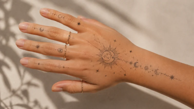 celestial and astrology symbols