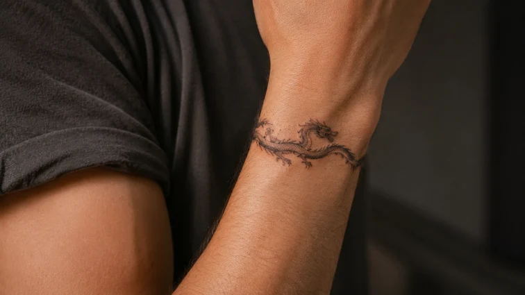 small dragon tattoos for men