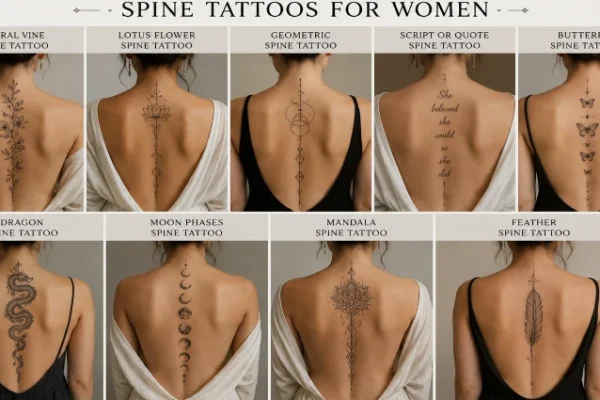 spine tattoos for women